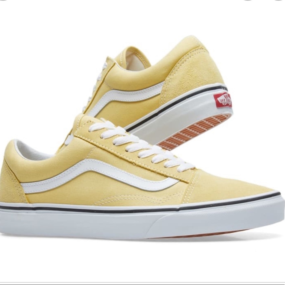 Pastel Yellow Vans Old Skool